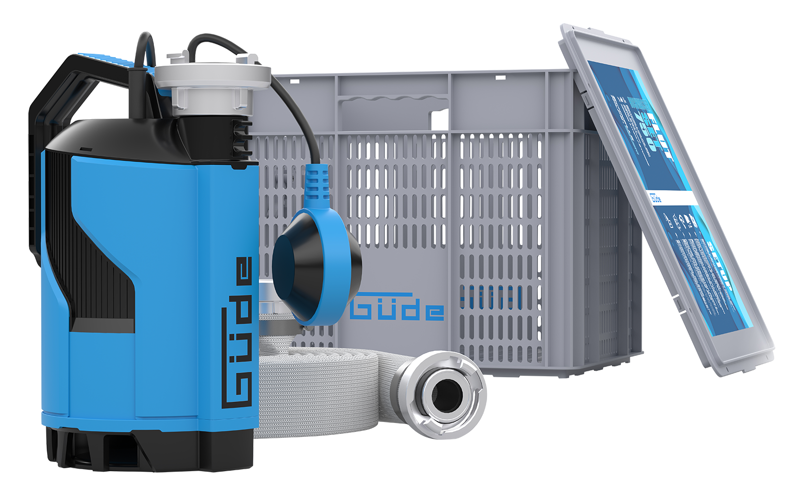 Schmutzwasserpumpe Flut - Set