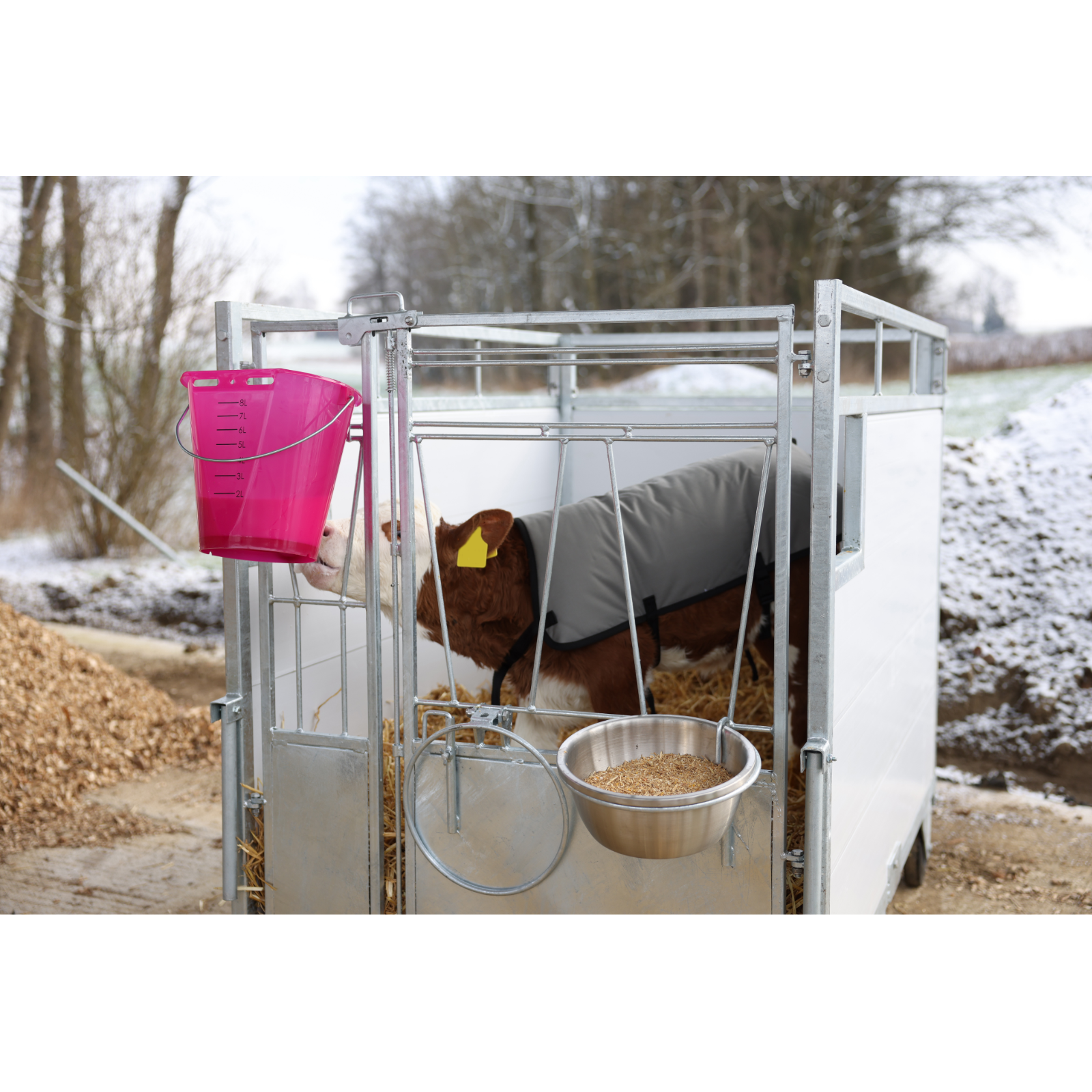 Tränkeeimer transparent rosa