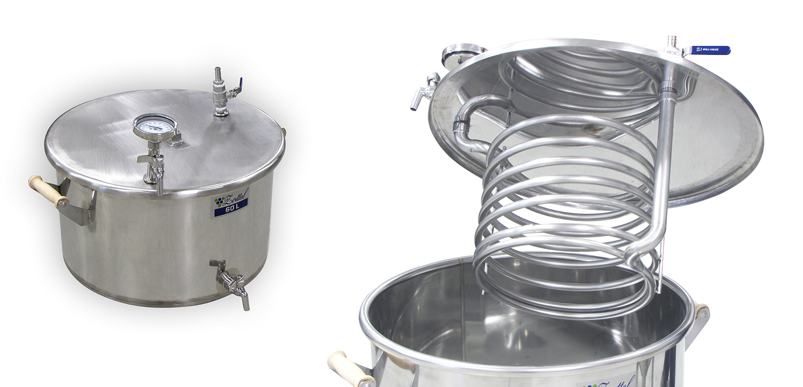 Pasteurisator für Gasbrenner