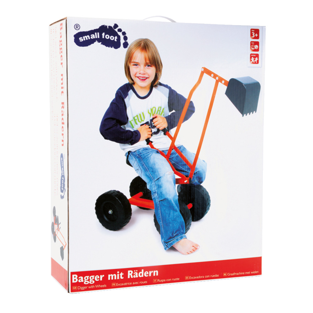Bagger mit Rädern