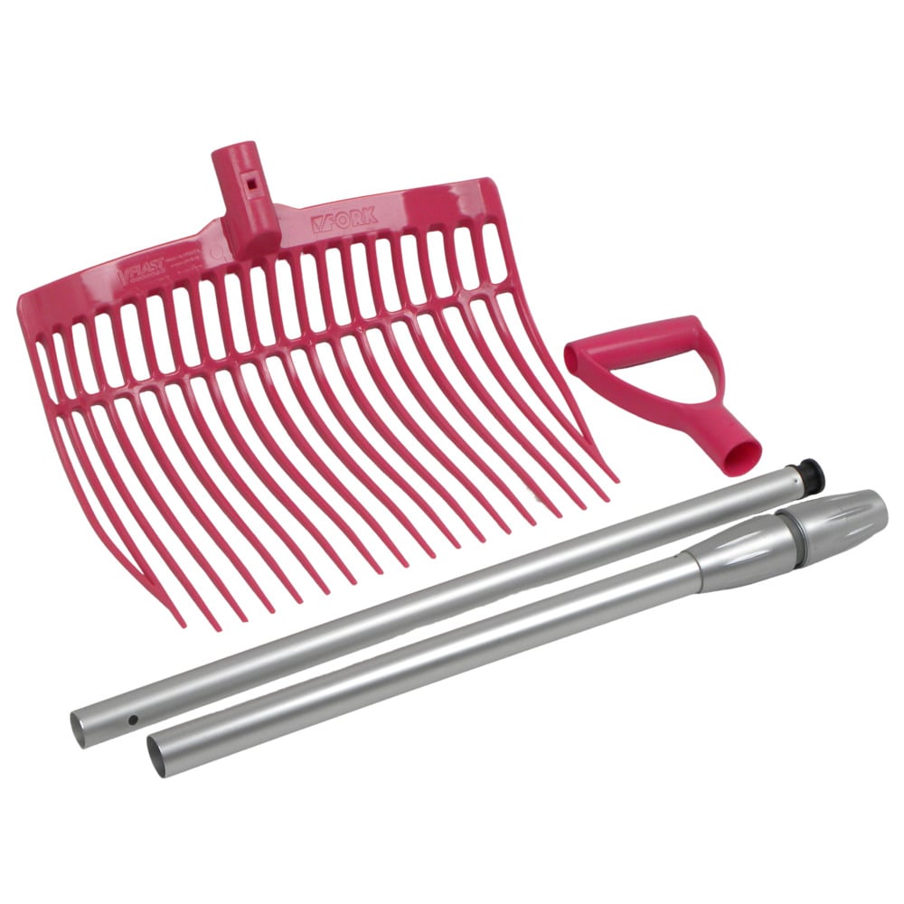 Dunggabel FU846 pink mit Stiel
