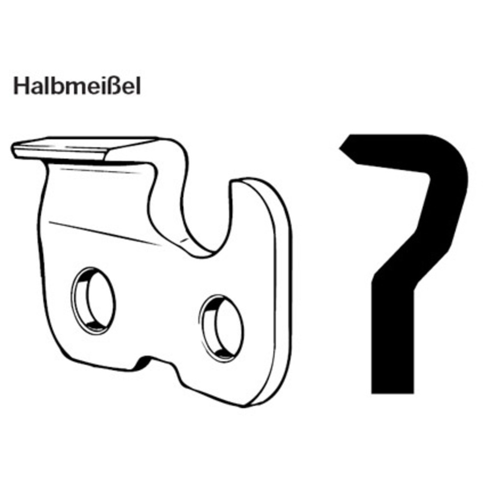 Sägekette .325 Zoll 1,3 Halbmeißel Typ 20
