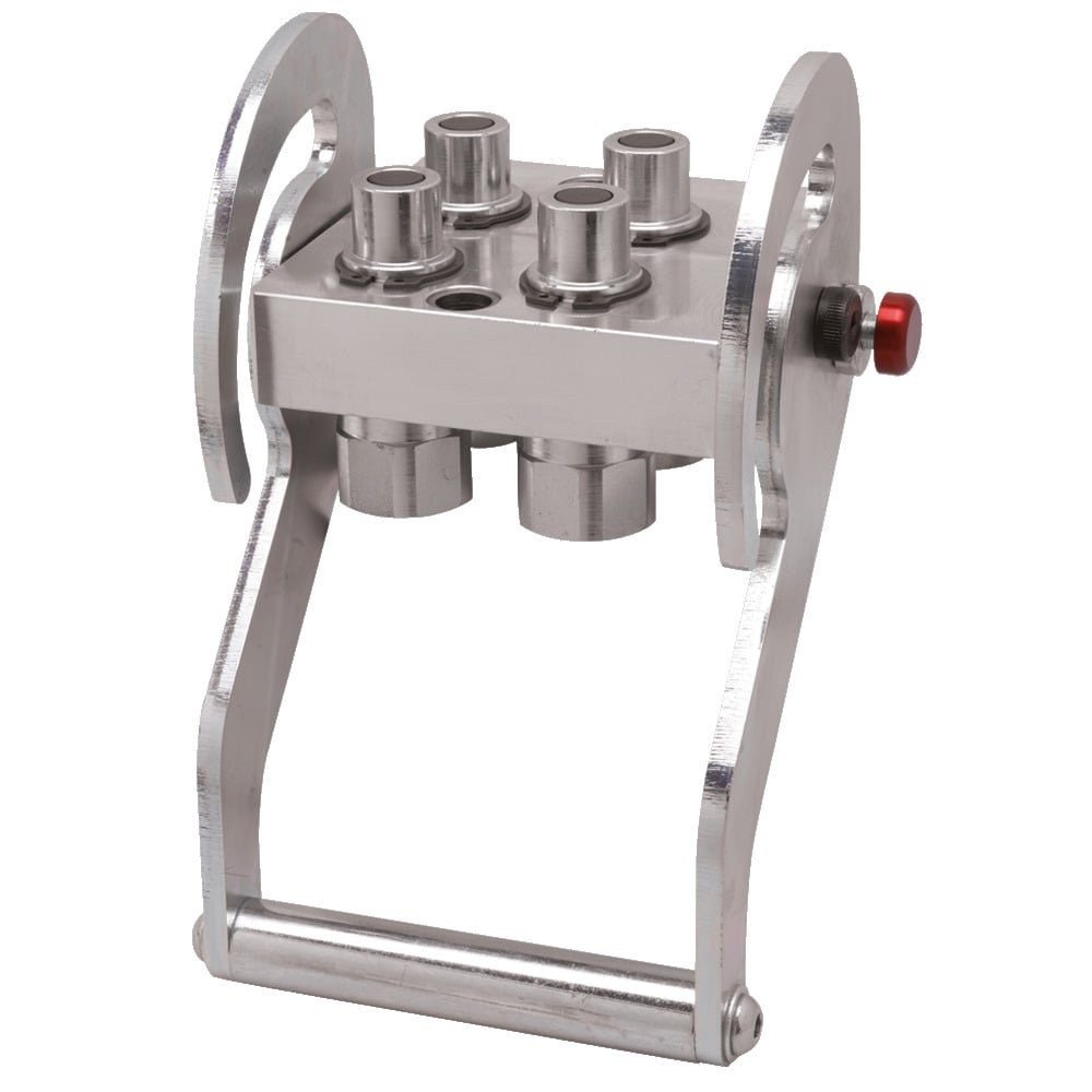 Multi-coupler FAIE 4-fold DN13, with lever, fixed part