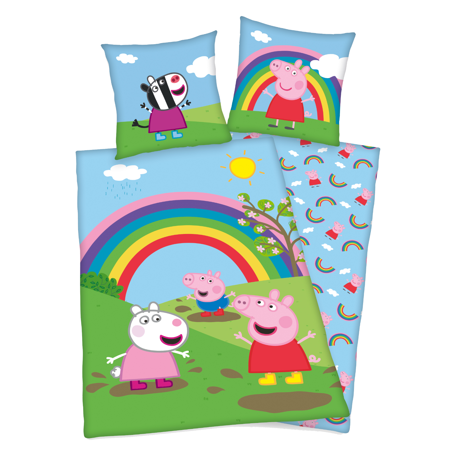 Bettwäsche Peppa Wutz 70/90 cm + 140/200 cm