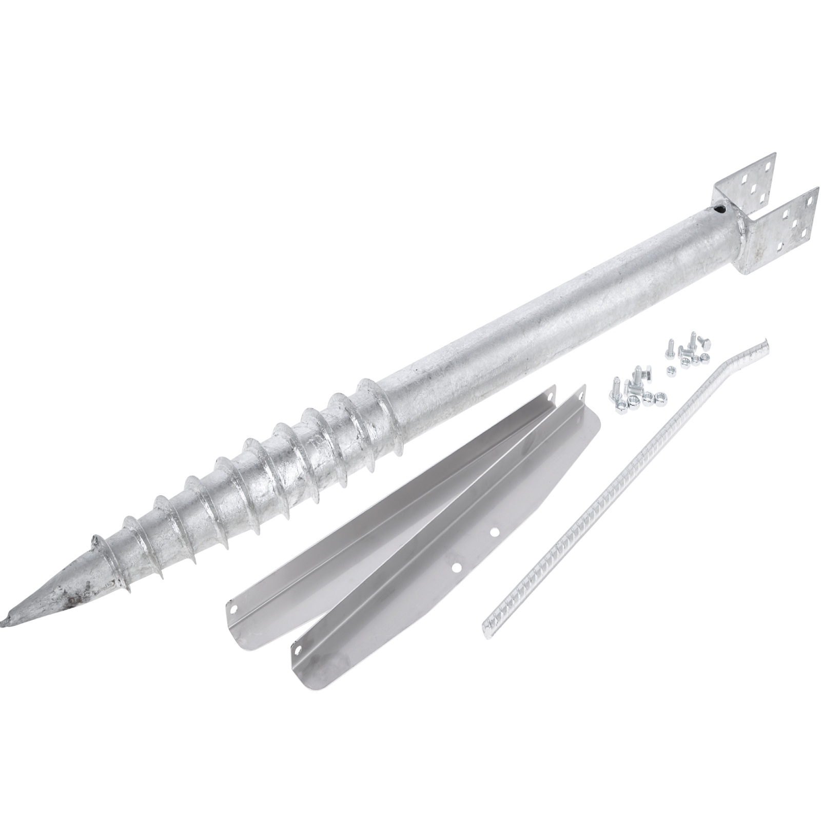 Spiral-Erd-/Halteanker-Set für Solarmodule