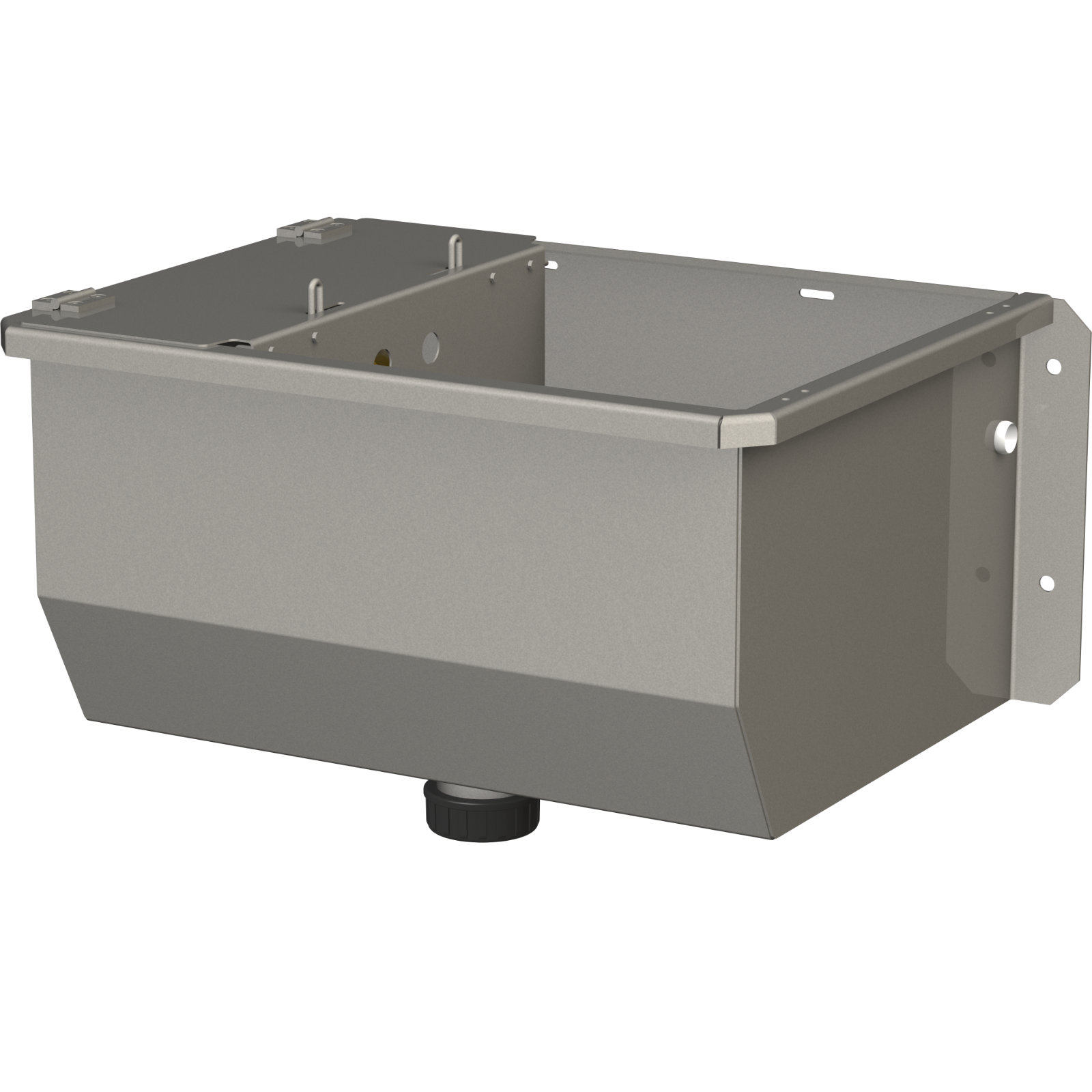 Trogtränke Edelstahl 35 Liter heizbar