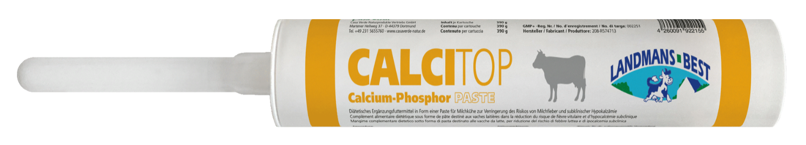 CALCITOP – Calcium-Phosphor Paste 390g