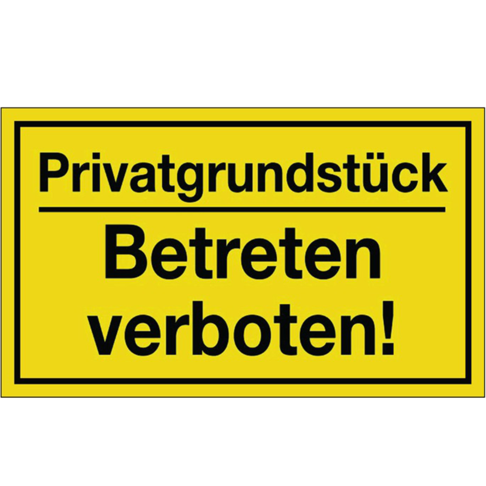  Hinweistafel Privatgrundstück Betreten verboten -FA128640