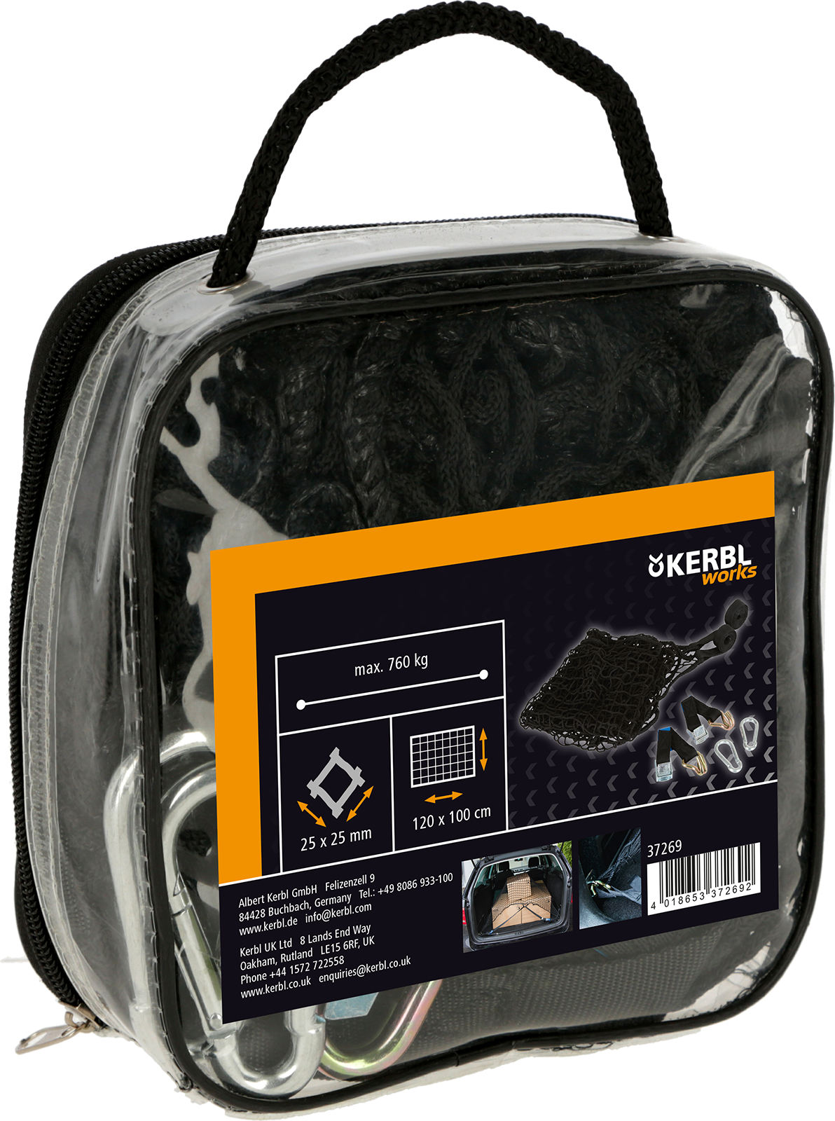 Ladungssicherungsnetz für PKW´s