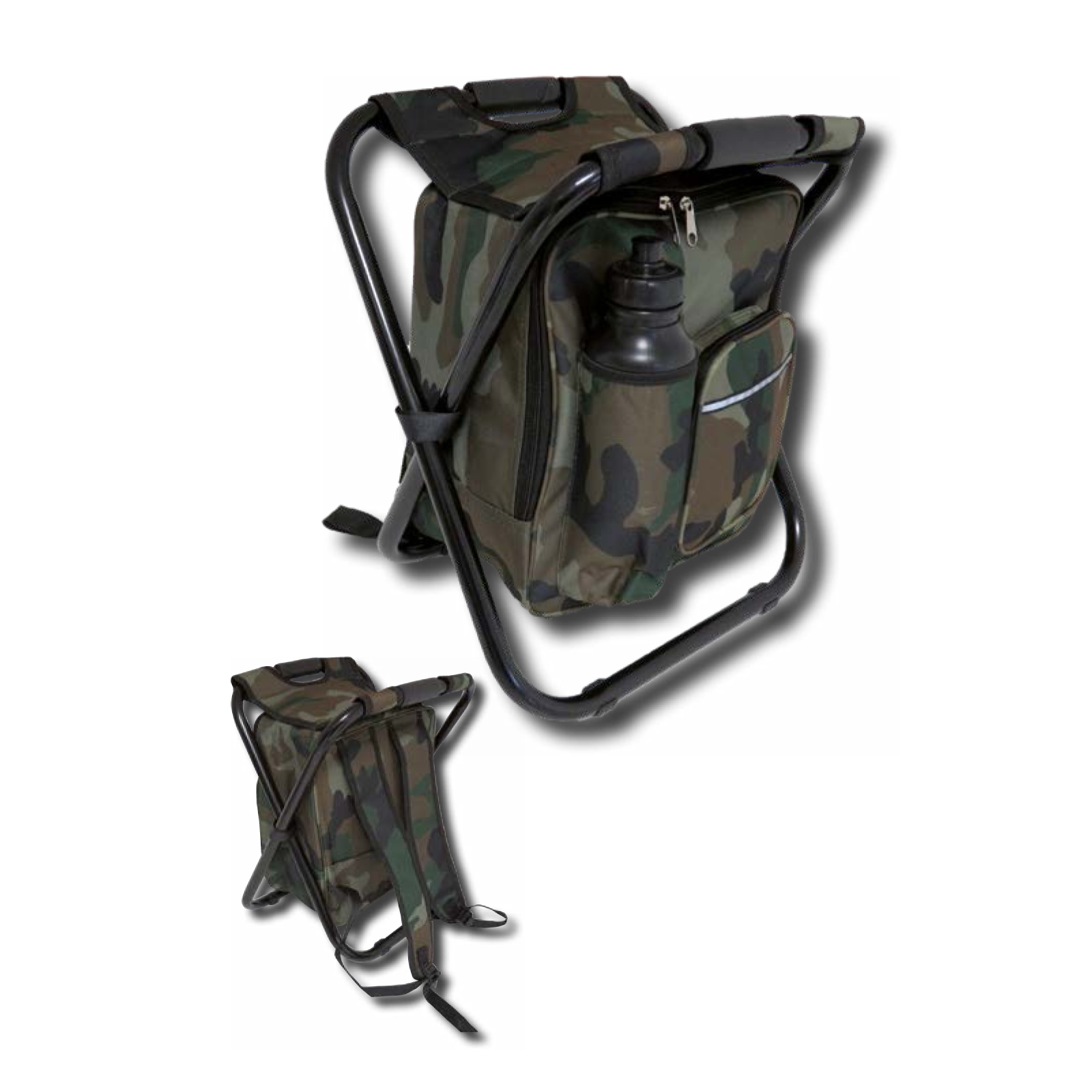 Rucksackstuhl Camou mit Kühltasche