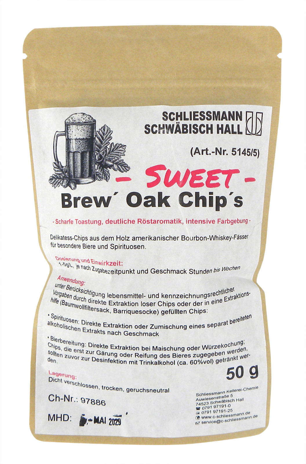 Holzchips Sweet 50g 