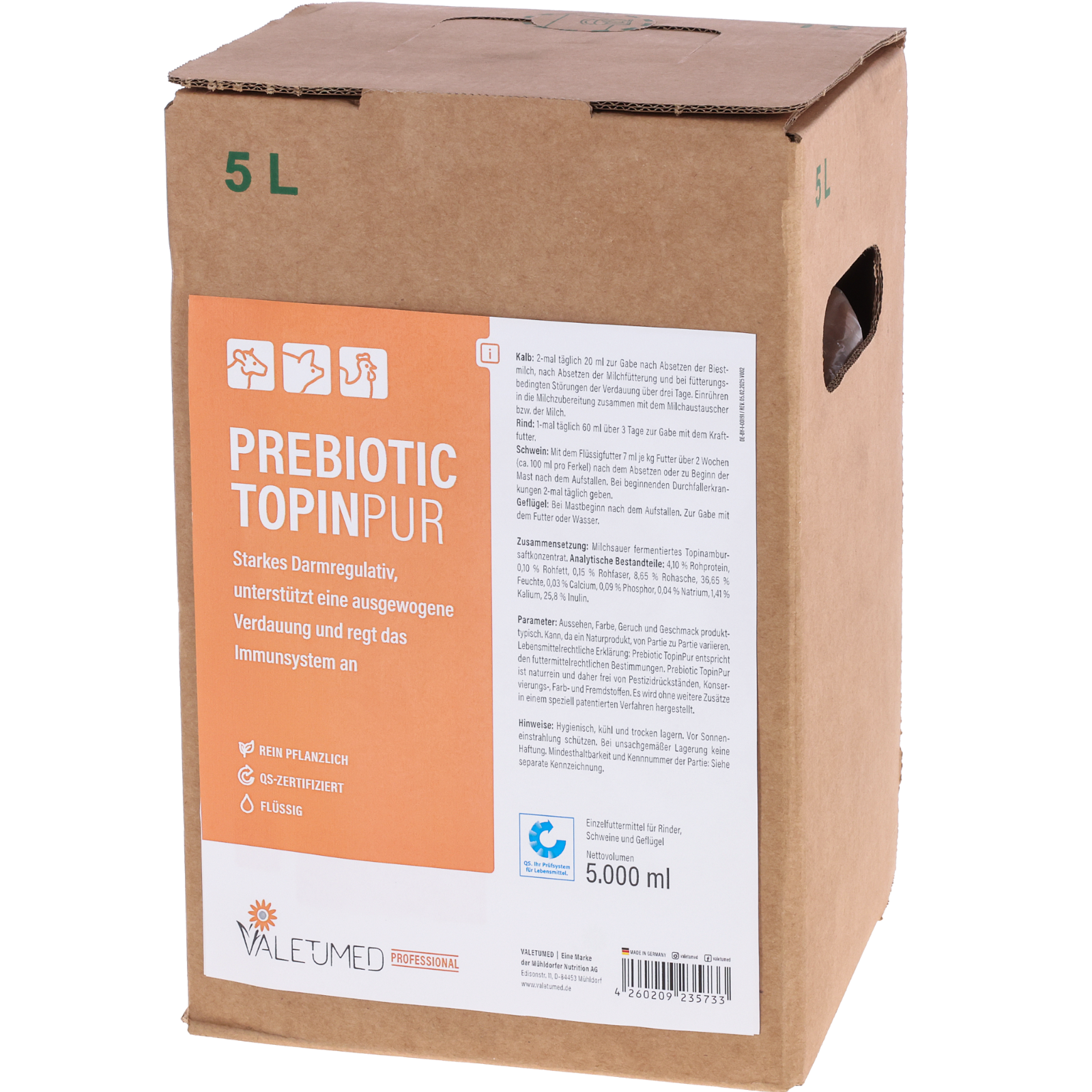 Ergänzungsfuttermittel Topinpur 5 l