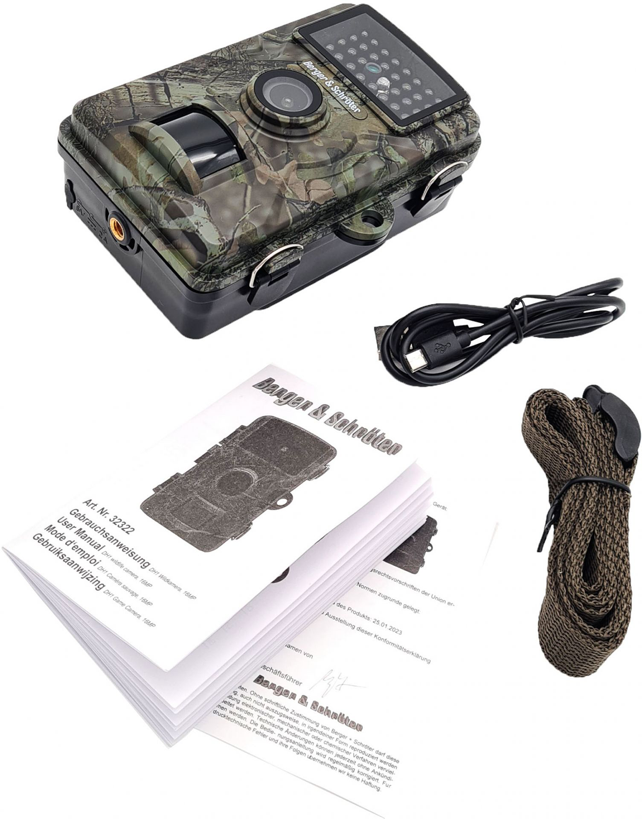 Wildkamera 16MP DH1 Black LED