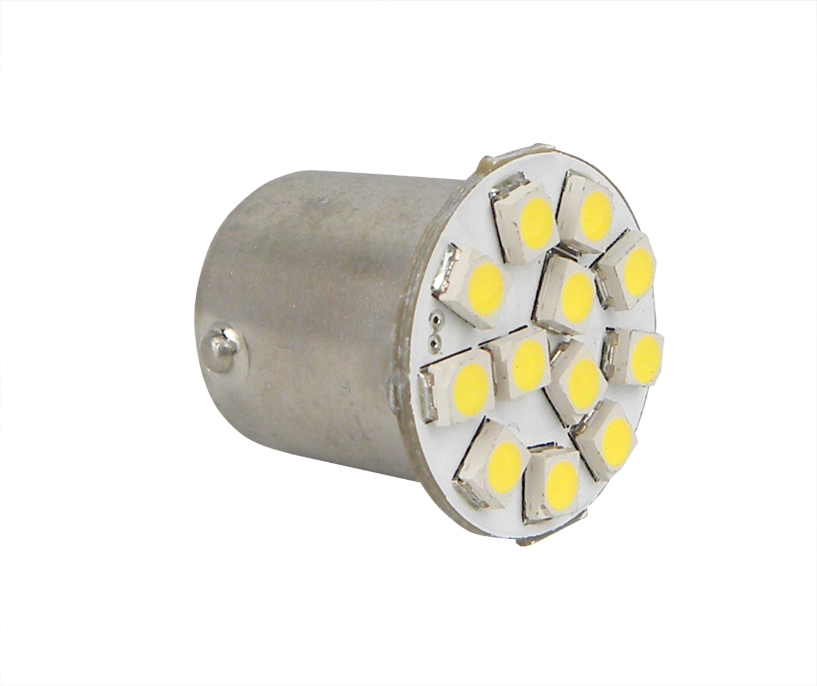 LED-Lampe 12V21W BA15s 12xweiß