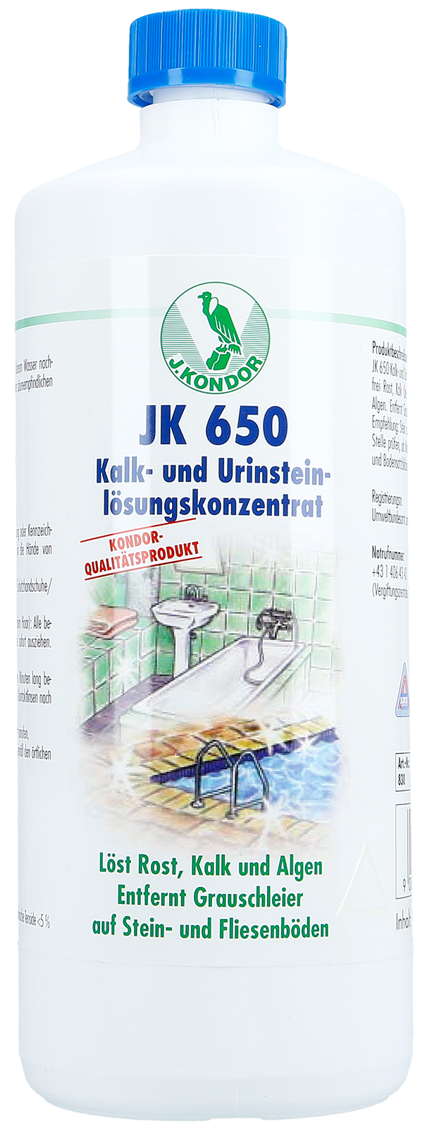 Kalk und Urinsteinlöser JK650  Konzentrat