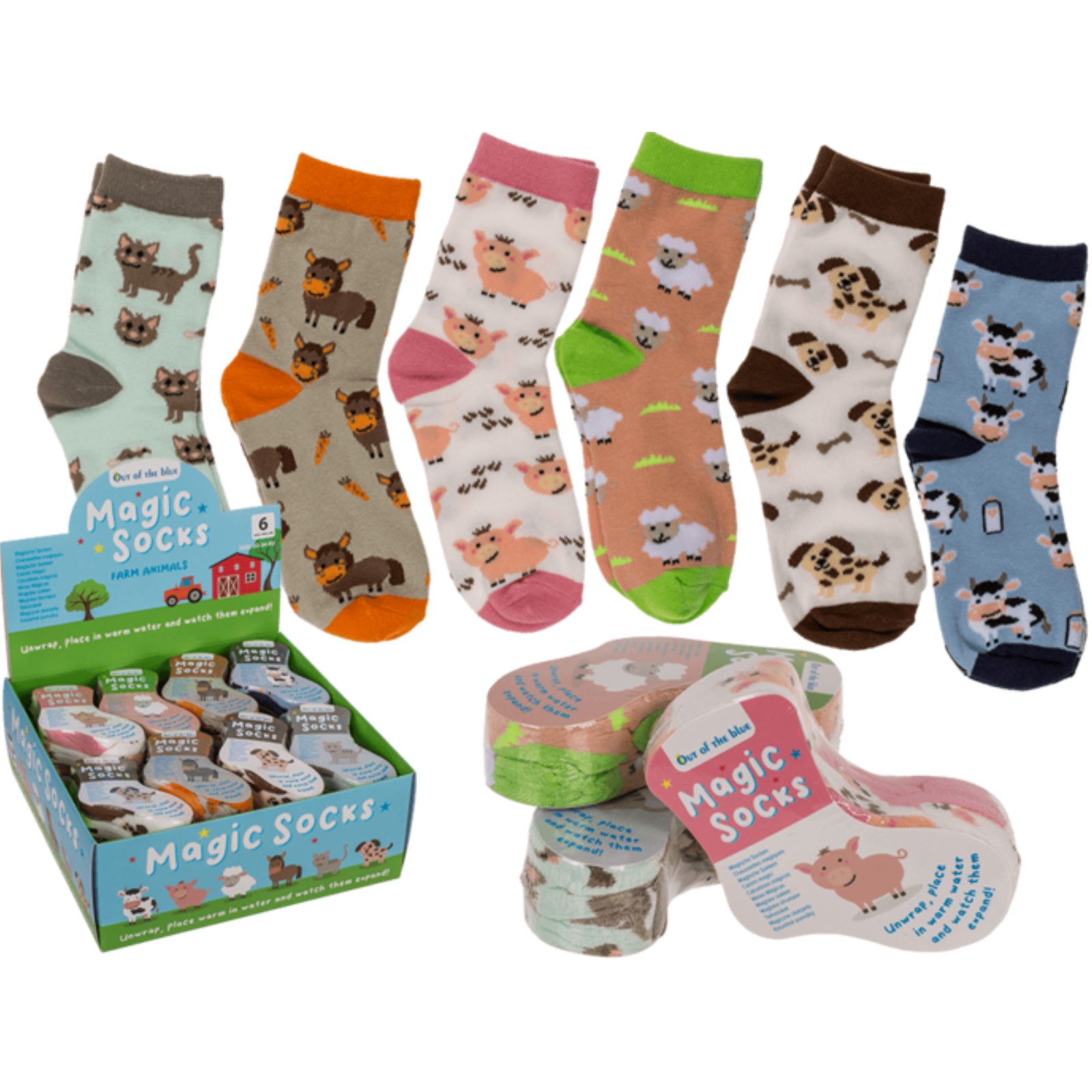 Zaubersocken Bauernhoftiere GR 22-34	