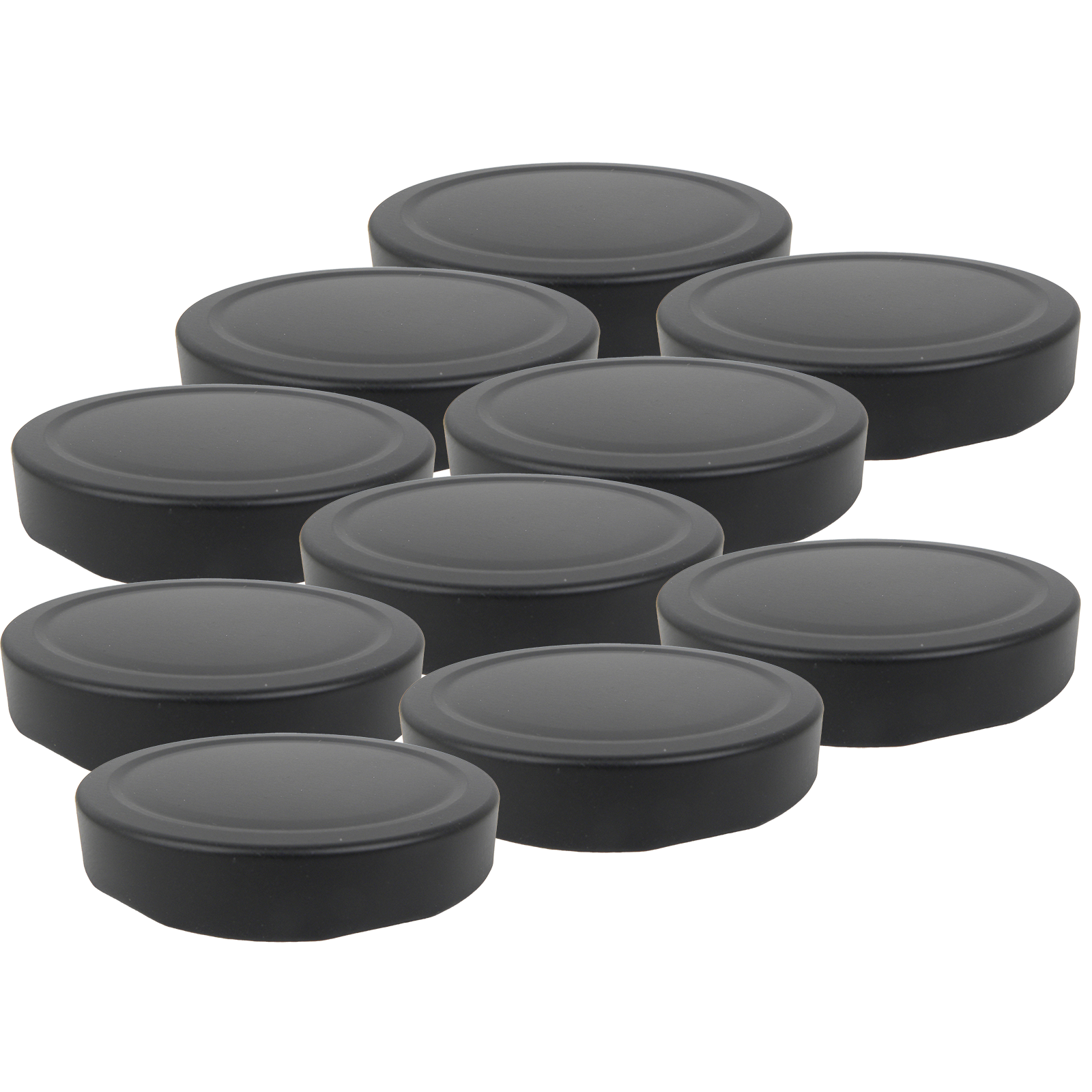 Schraubverschluss 10 Stück schwarz