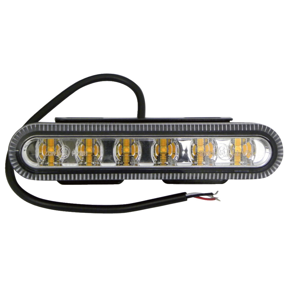 LED Blitzleuchte 12-24V, orange