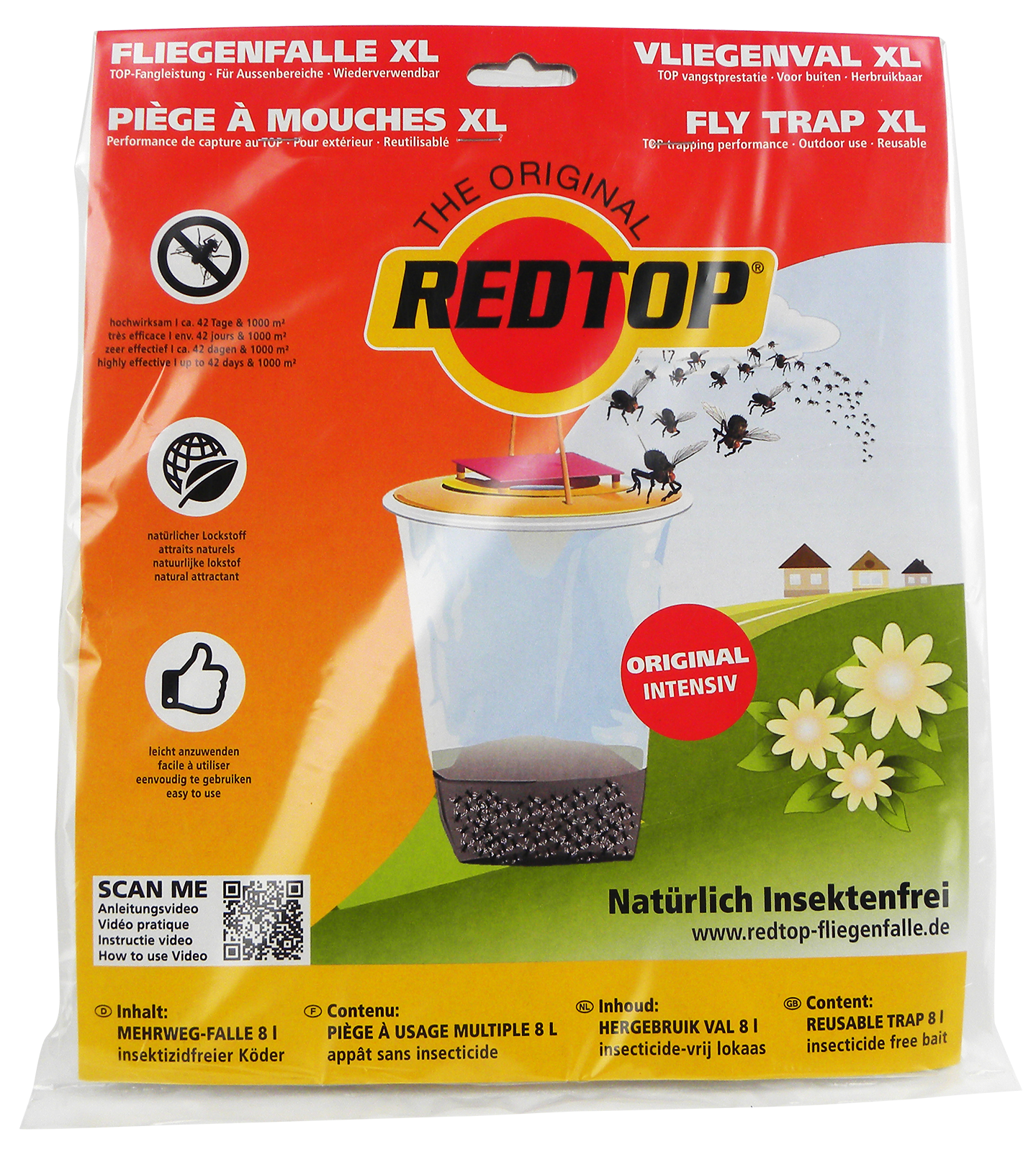 Redtop® Fliegenfalle XL