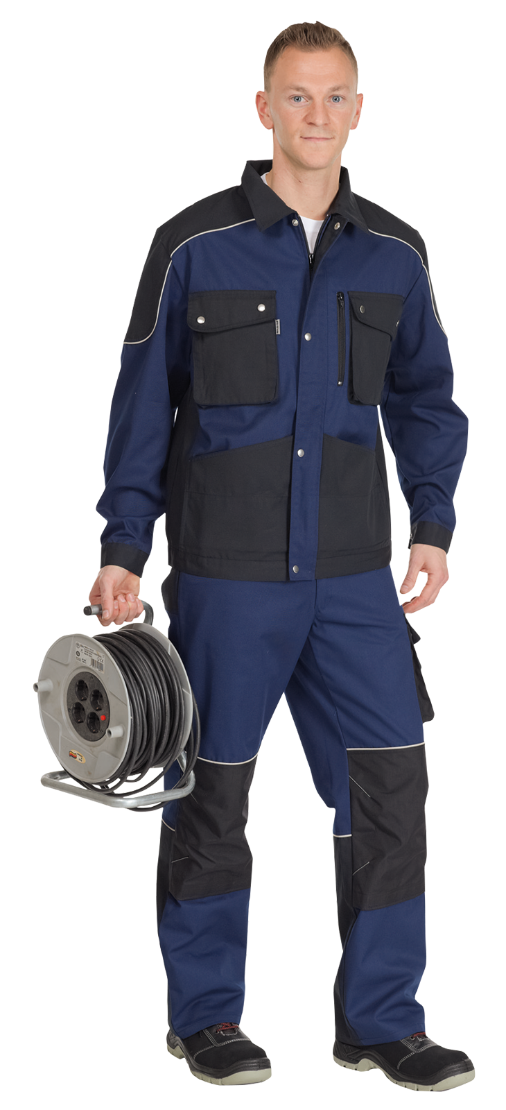 Bundjacke Professional dunkelblau/schwarz