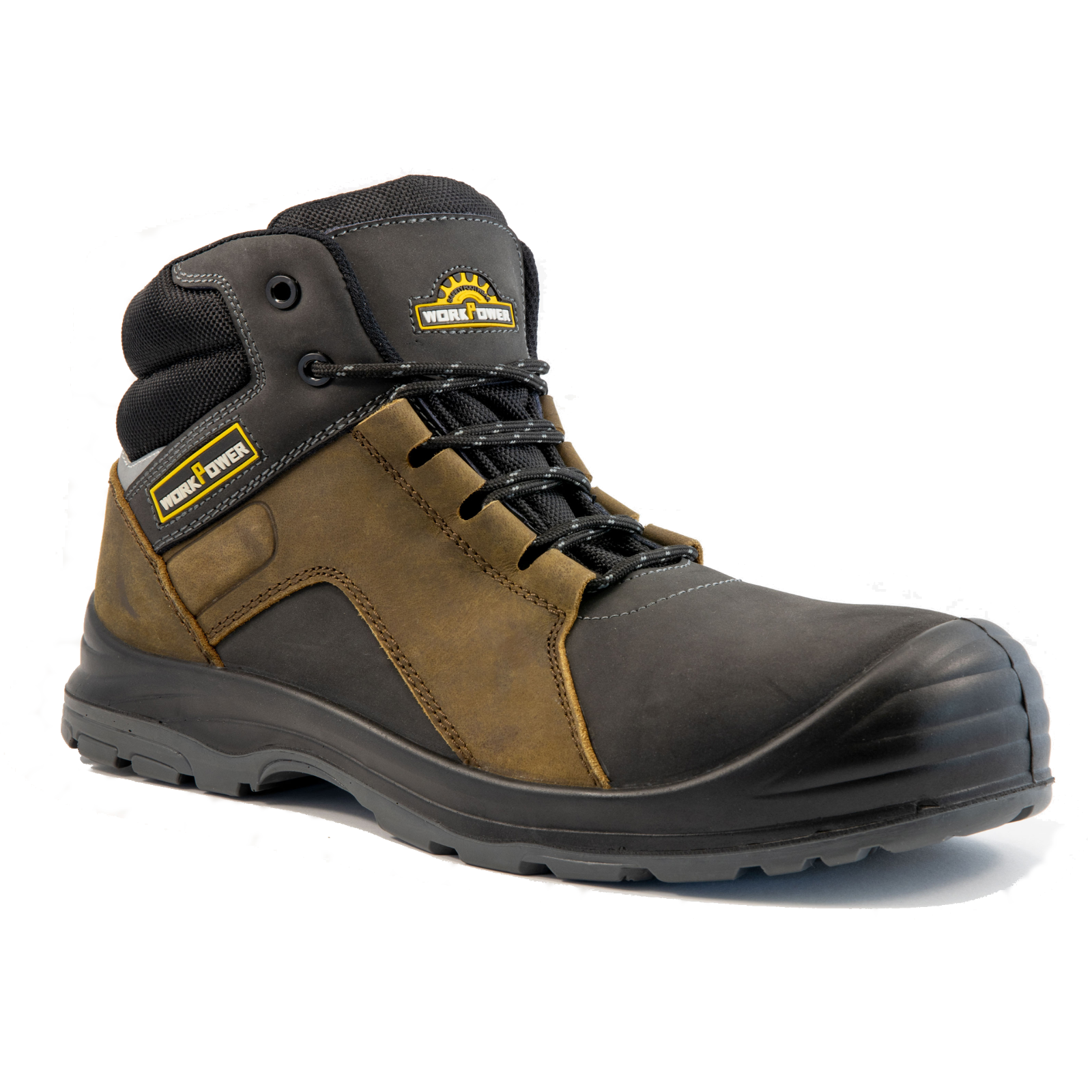 Sicherheitsstiefel-Arbeitsschuh S3 Maurice grau/braun 