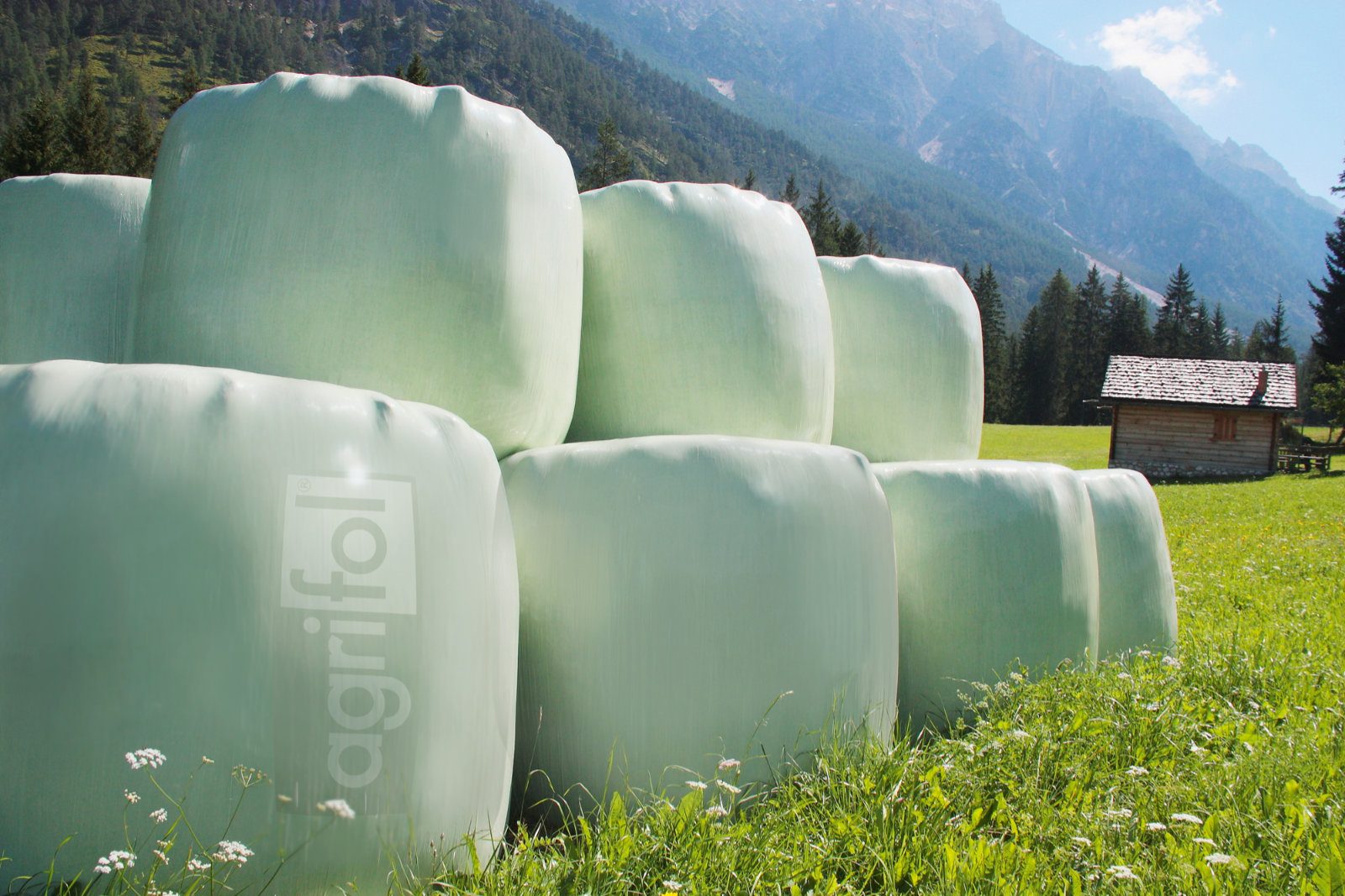 Rundballen Stretchfolie agrifol 0,75 x 1.500 m regeneratfrei