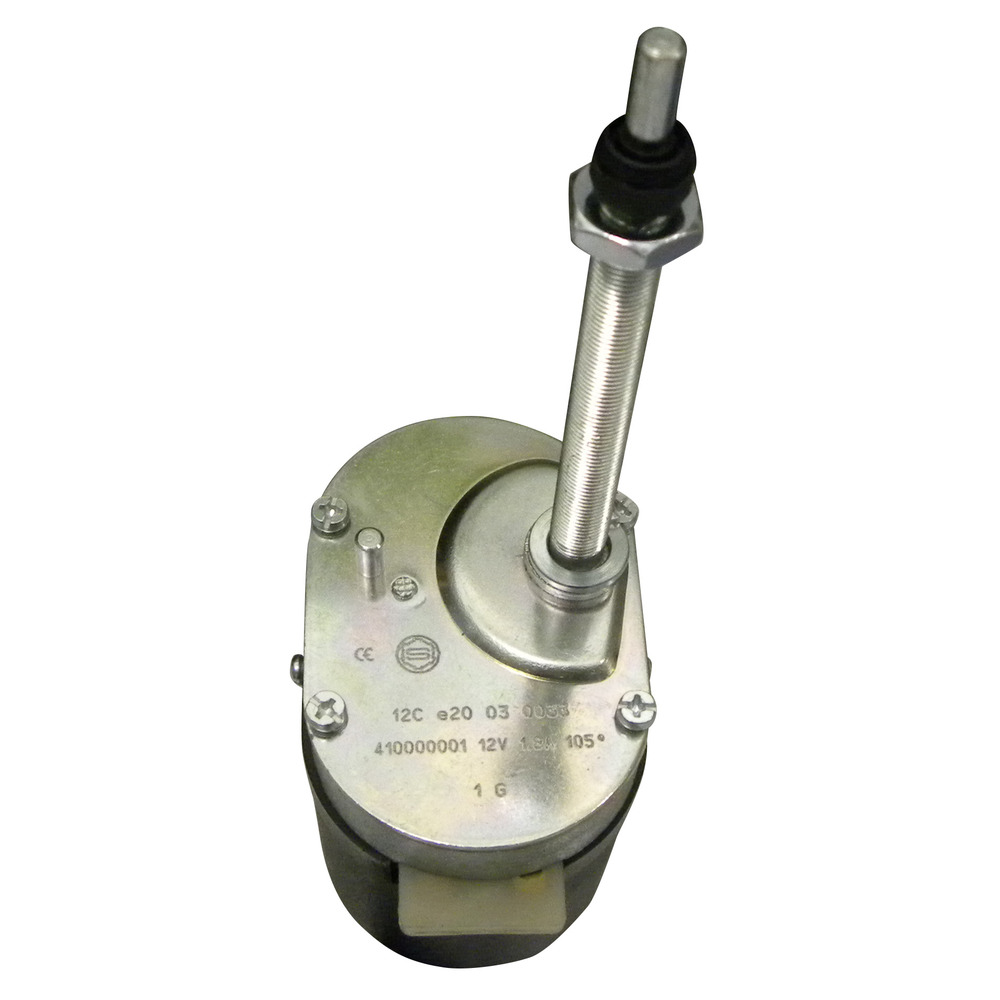 Wischermotor 12 V mit angebautem Schalter - ohne Parkstellung.