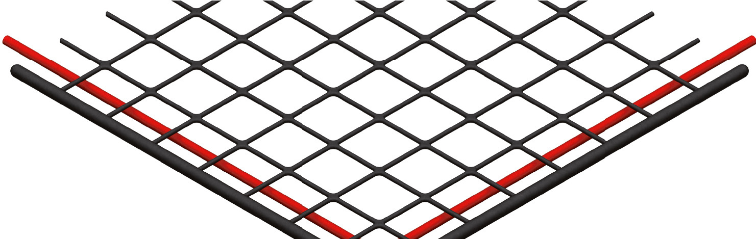 Abdecknetz schwarz  inkl. Expanderseil 