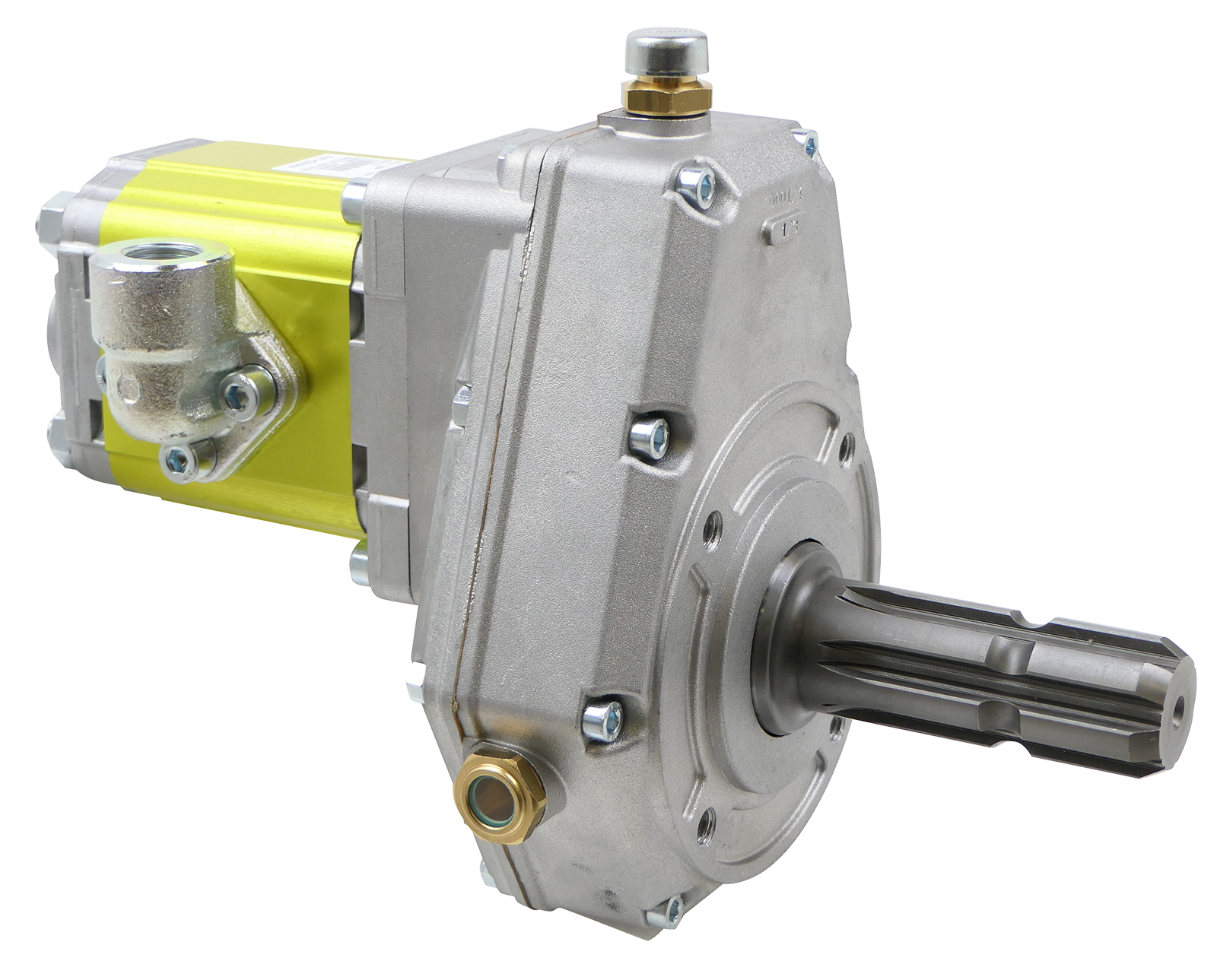 Hydraulic pump with transmission gear