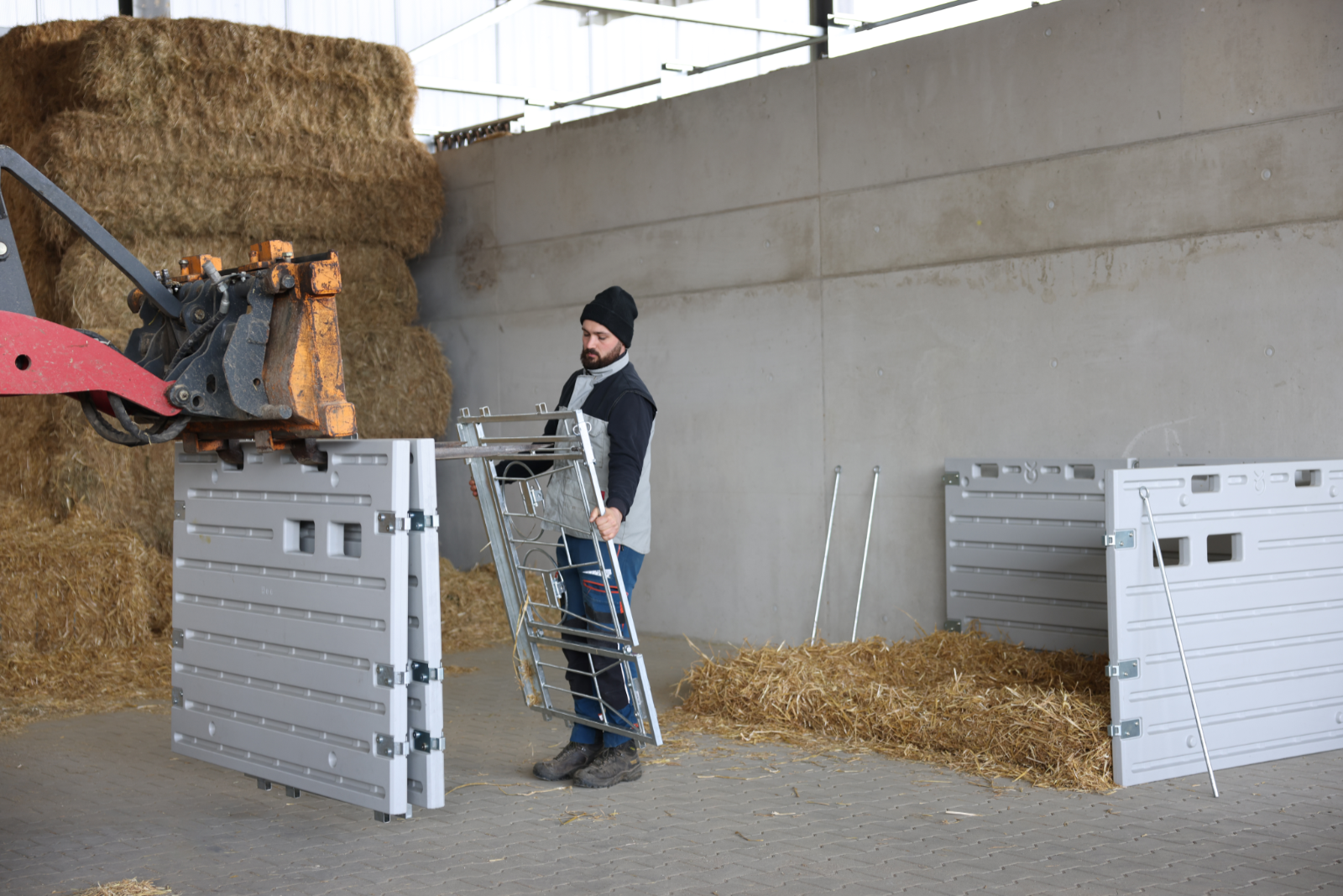 Modulare Kälberbox - Einzelbucht freistehend