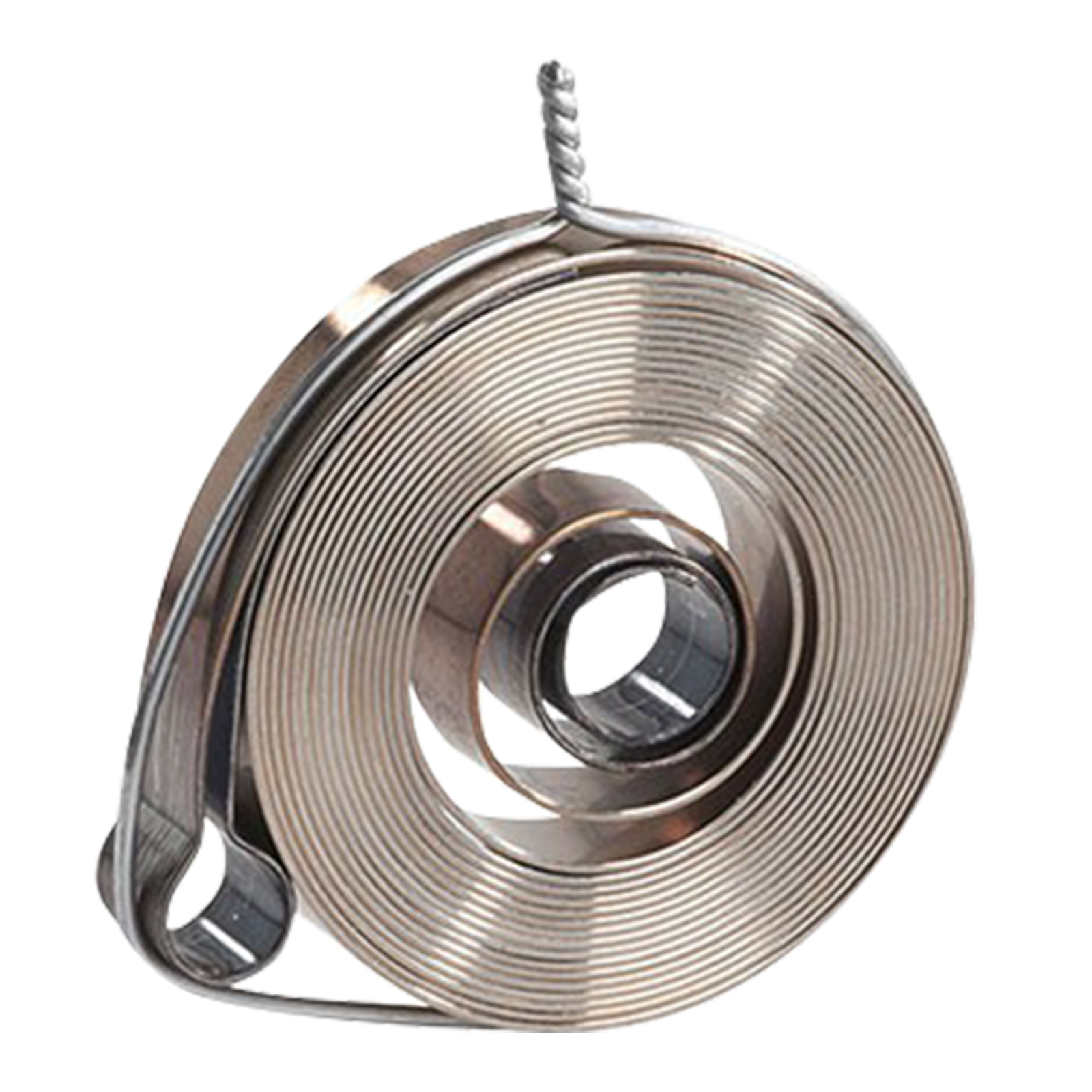 Tension spring for automatic tape lining machine