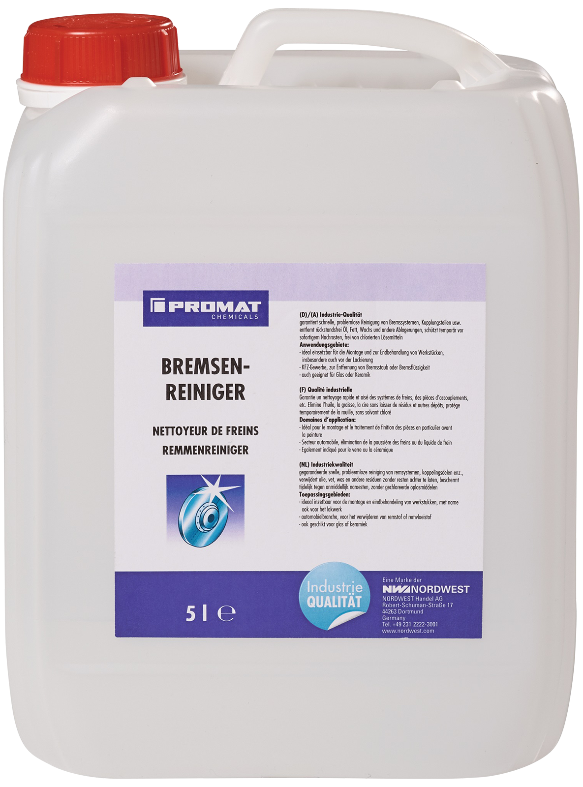 Bremsenreiniger 5 L Aceton frei