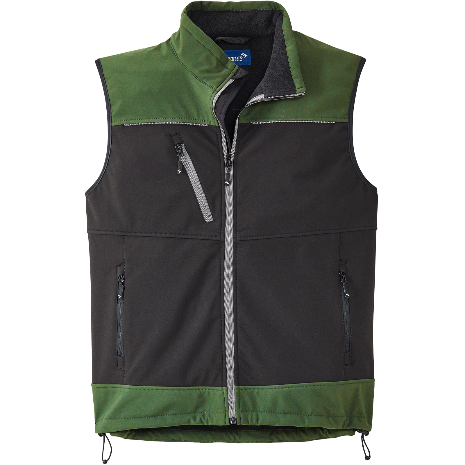  Softshellweste Active schwarz/ olive