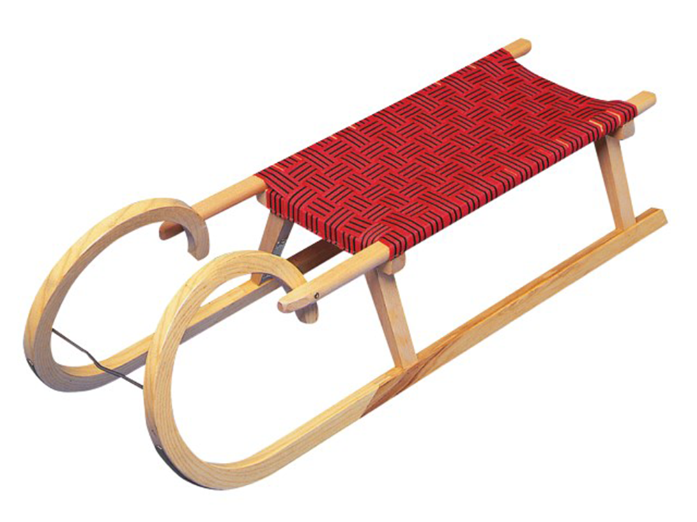 Holzschlitten 110 cm