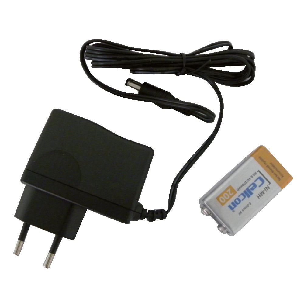 Chargeur et bloc pile 9V