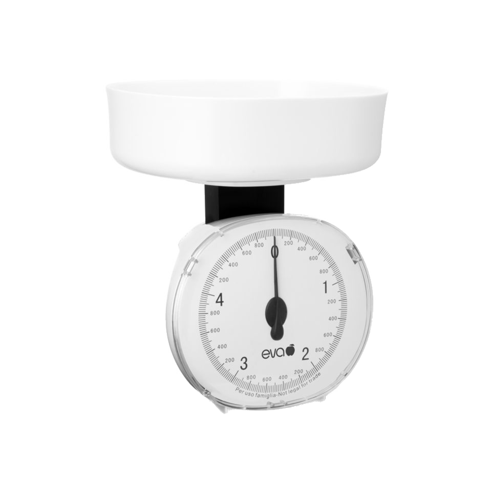 Küchenwaage mechanisch weiß bis 3kg