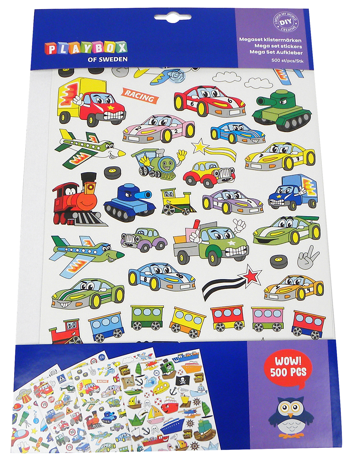 Sticker Mega 500 Stück