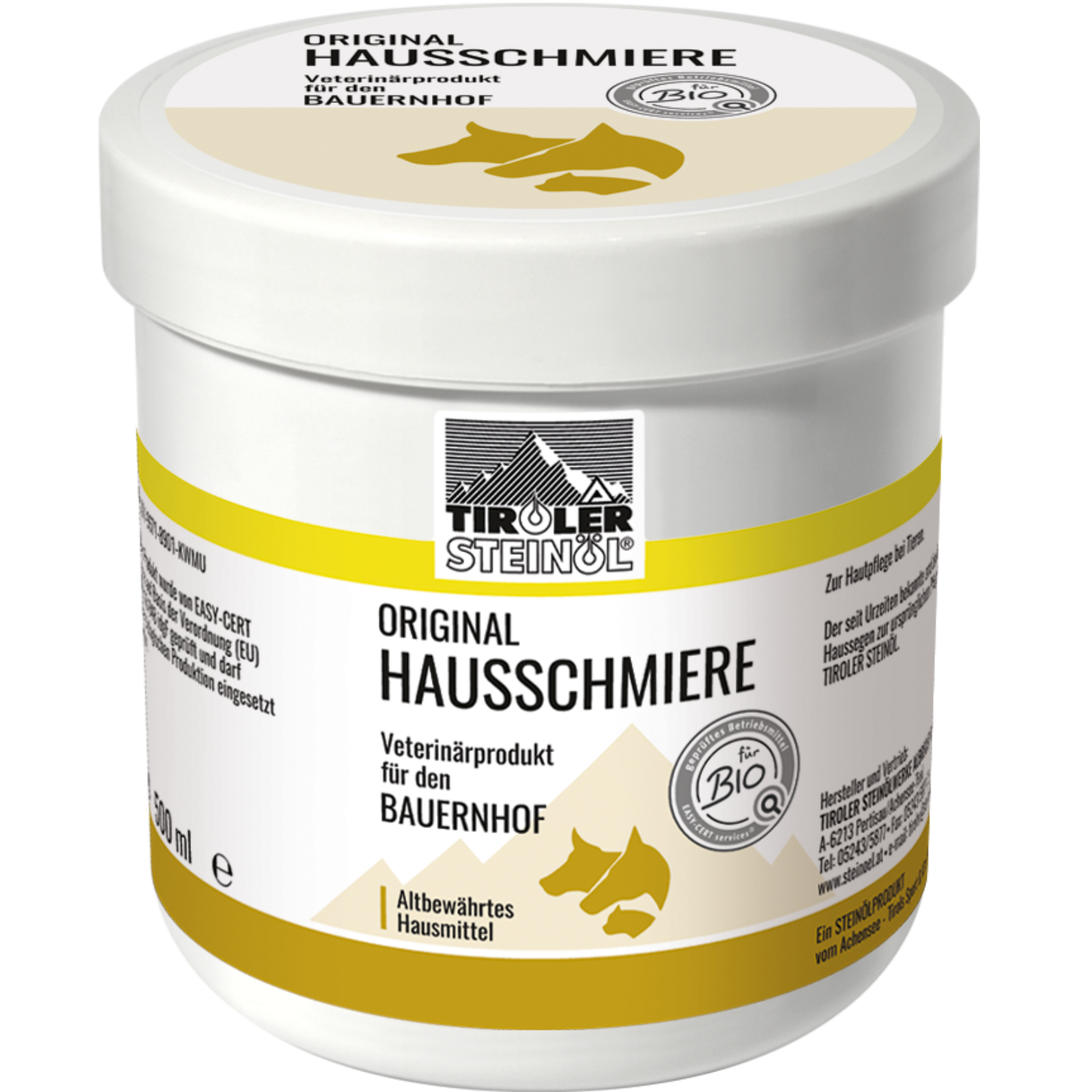 Hausschmiere mit Tiroler Steinöl