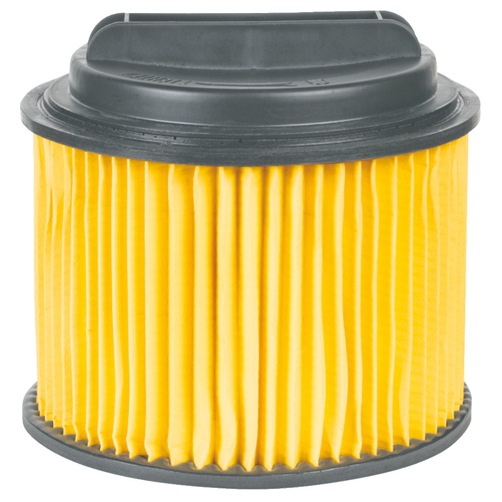 Pleated filter for wet/dry vacuum cleaner