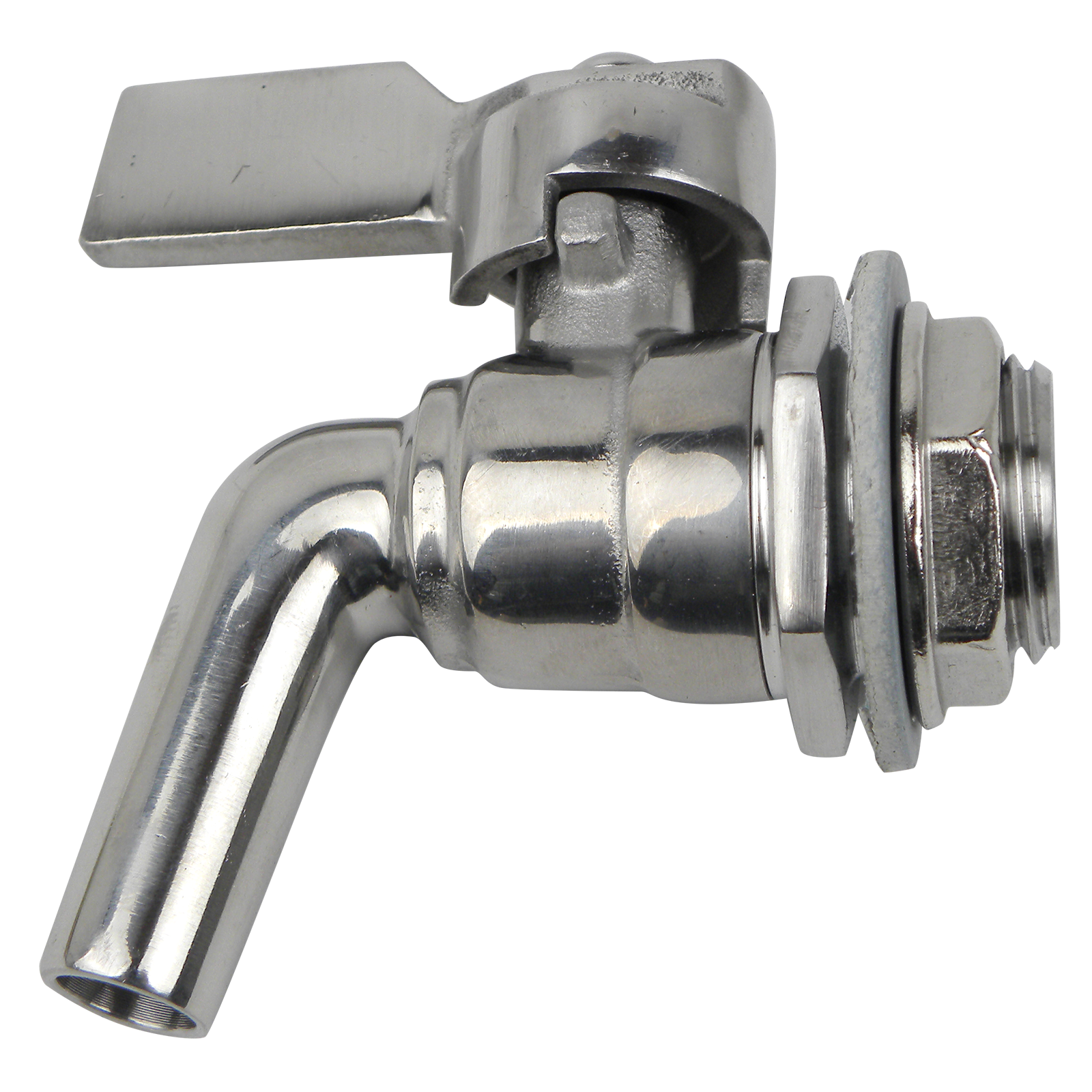 Outlet tap 1/2” Inox for always full container