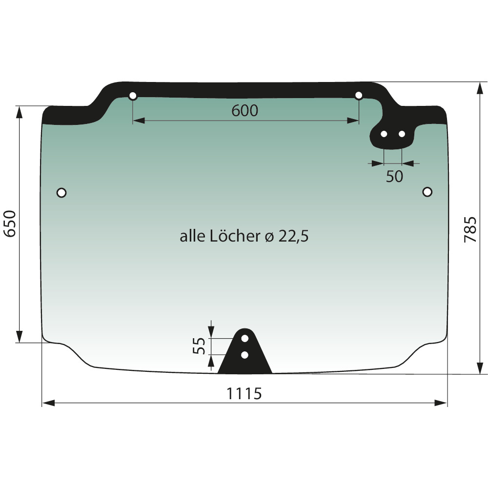 Heckscheibe