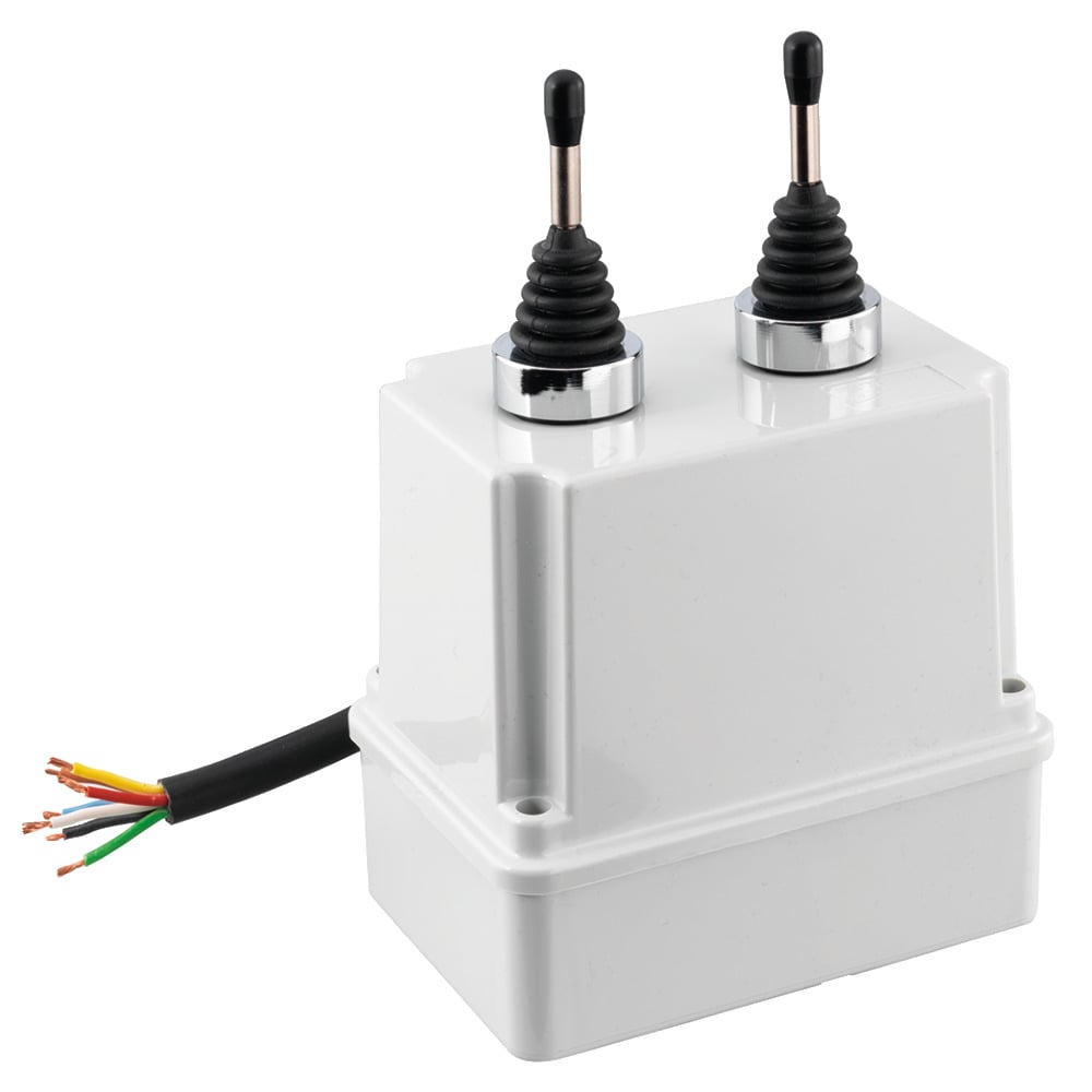 Steuerkasten mit 2 Joystick 12 V, 4+4 Funktionen