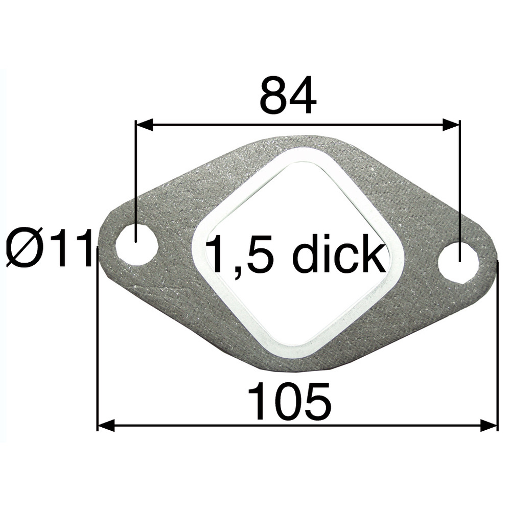 Exhaust manifold gasket