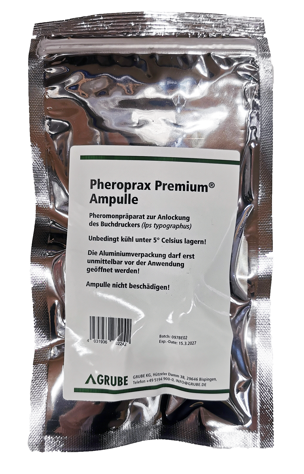 Pheromon Pheroprax® Premium Dispenser - für Borkenkäferfallen