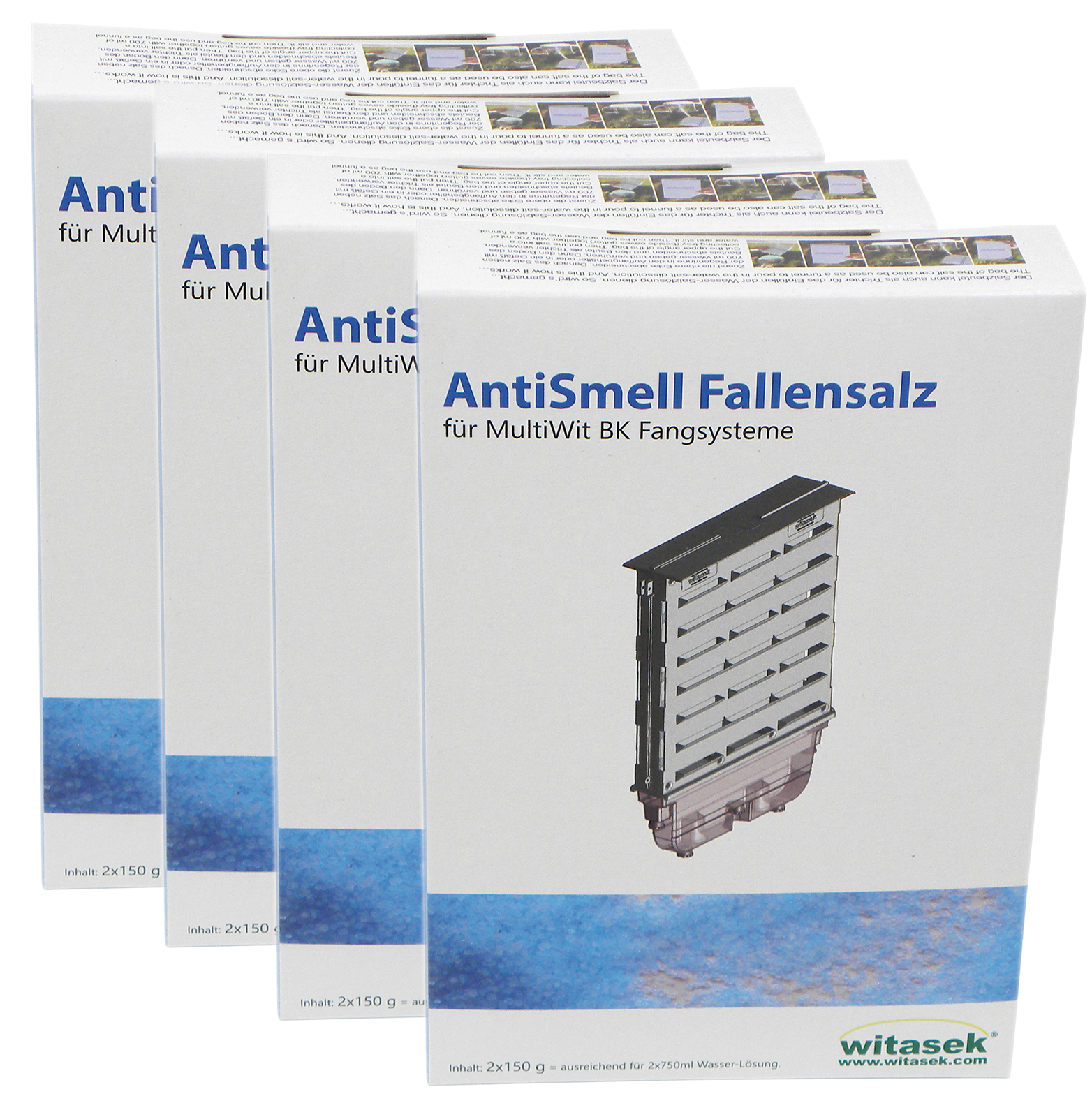 AntiSmell Fallensalz 4-er Packung zur Borkenkäferfalle