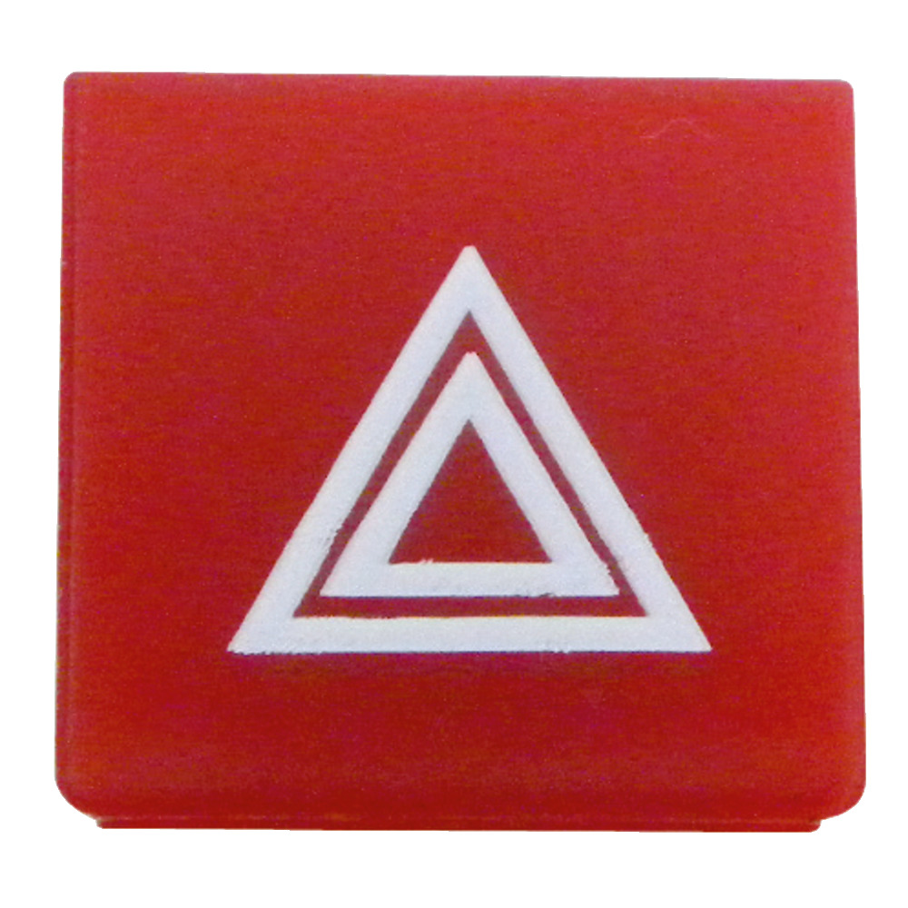 Warning light symbol for switch