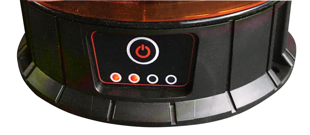  LED-Kennleuchte Funk Akku, Magnet 