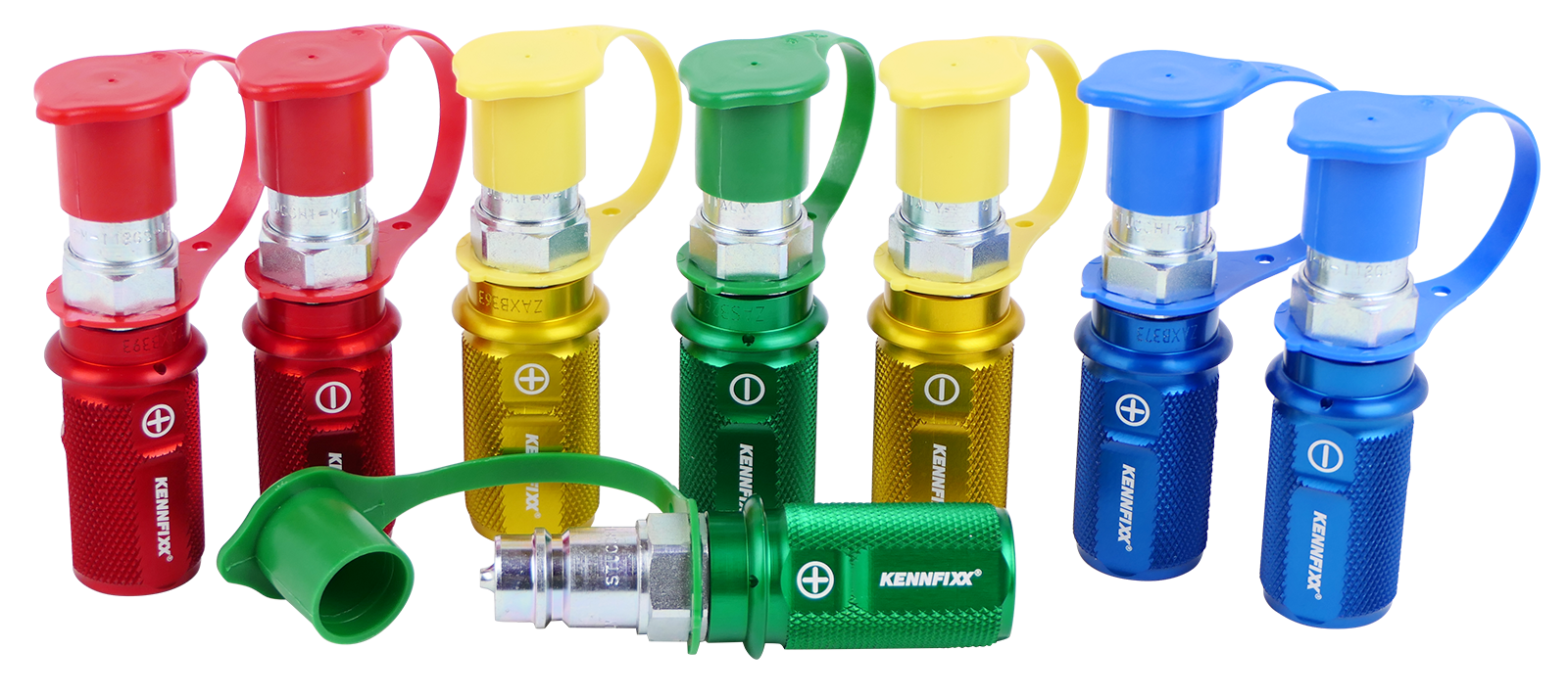 Kennfixx Griffstücke mit Stecker, 8 Stück Set