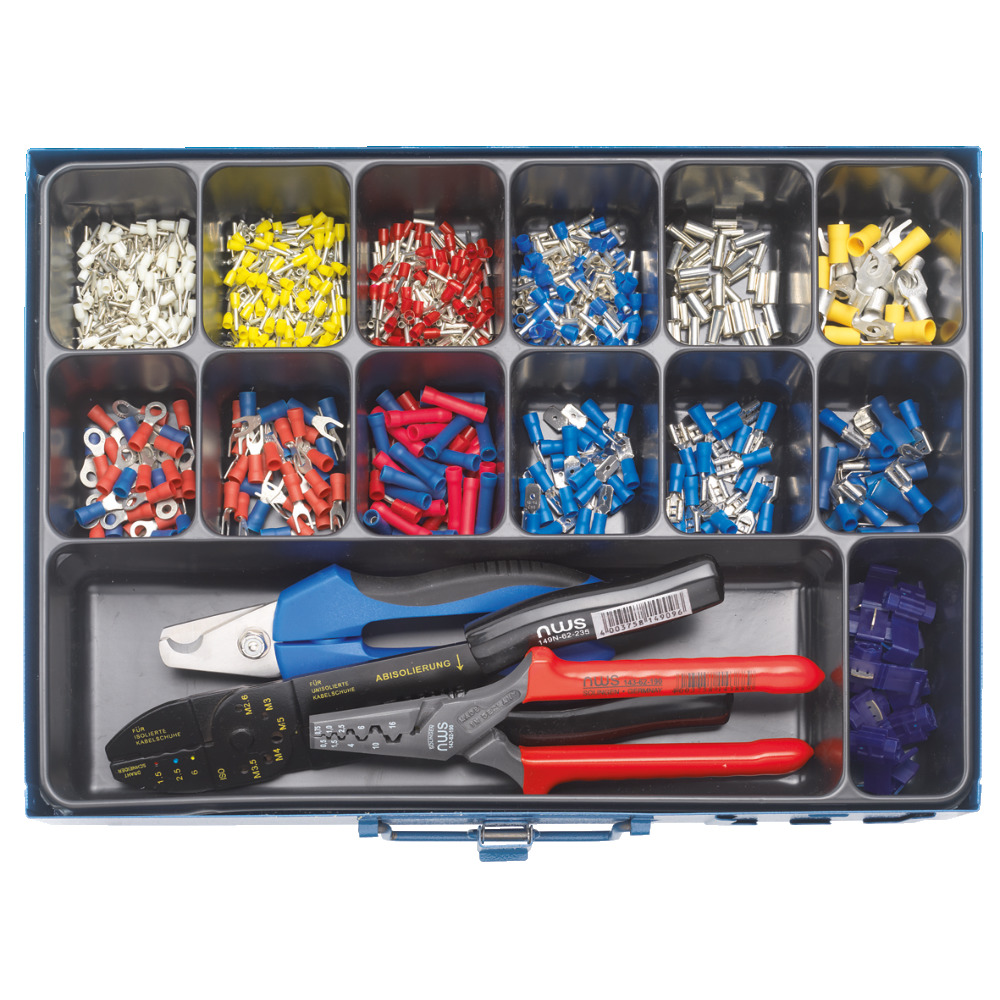 Aderendhülsen und Kabelverbinder-Sortiment