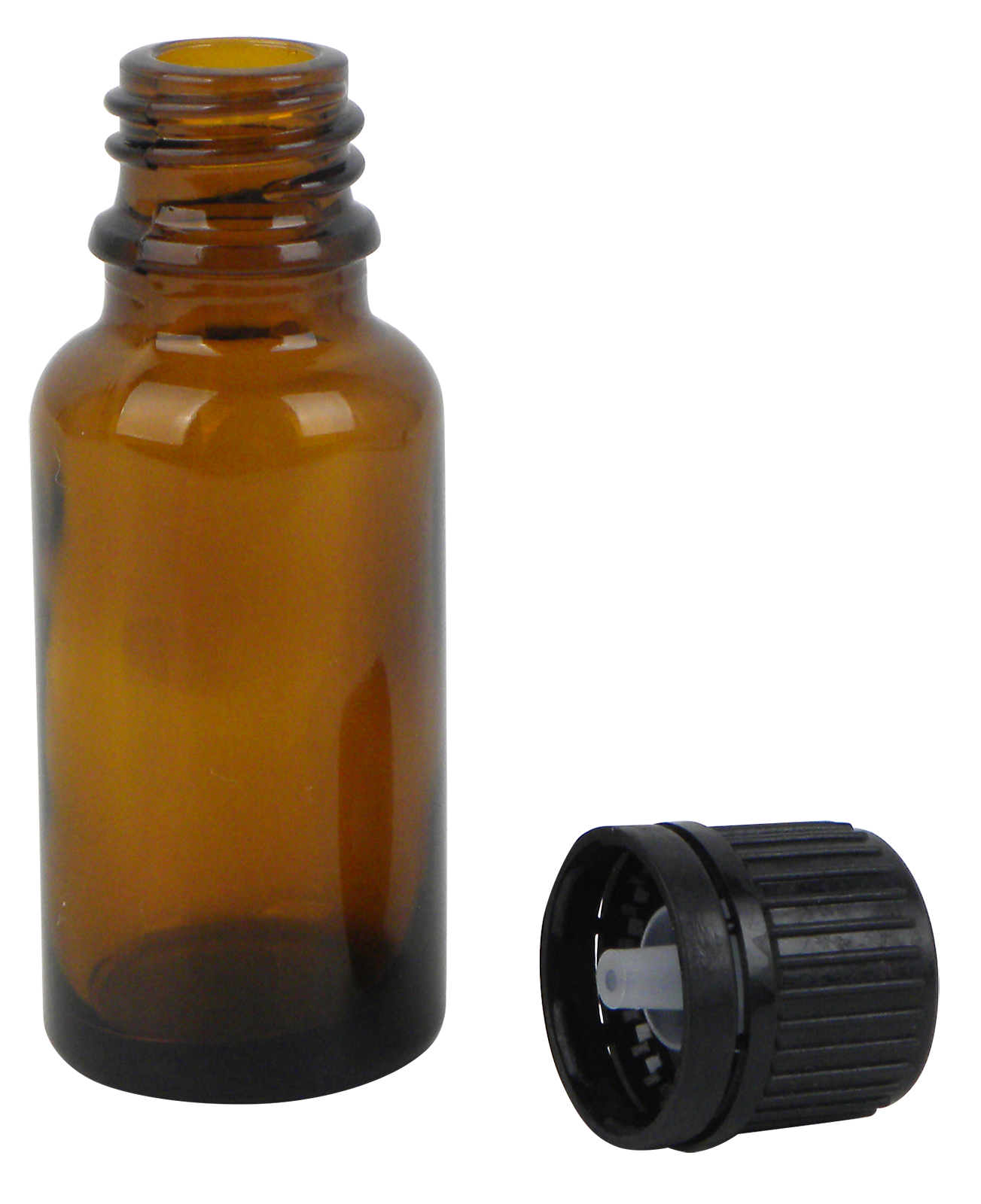 Glasflasche mit Tropfeinsatz 20ml